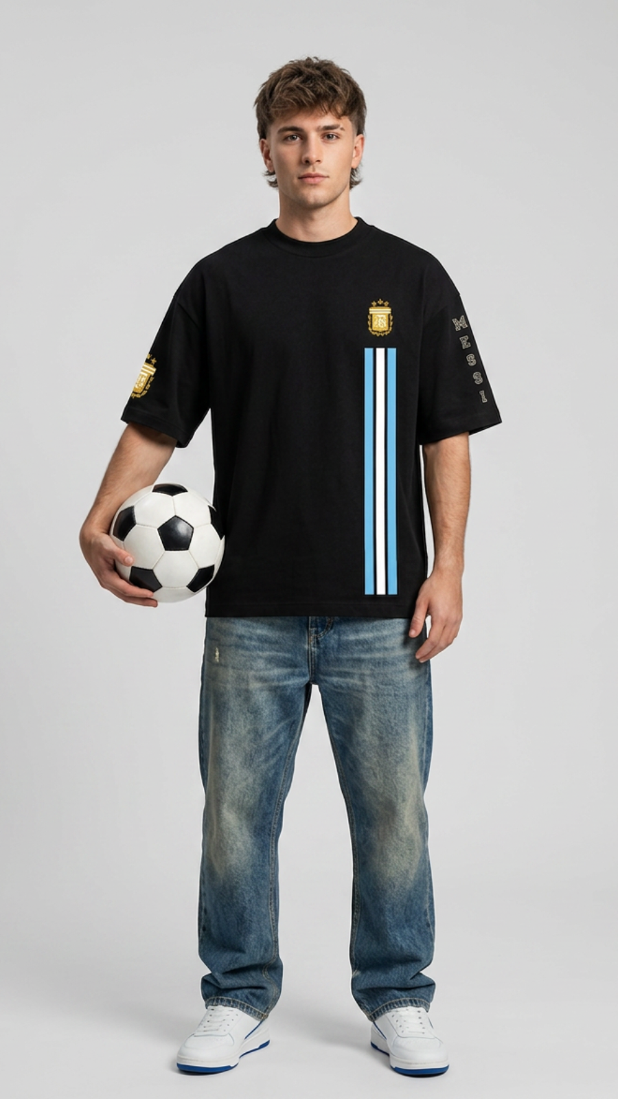 Lio Messi Oversized T-Shirt | FIFA World Cup Fan Edition