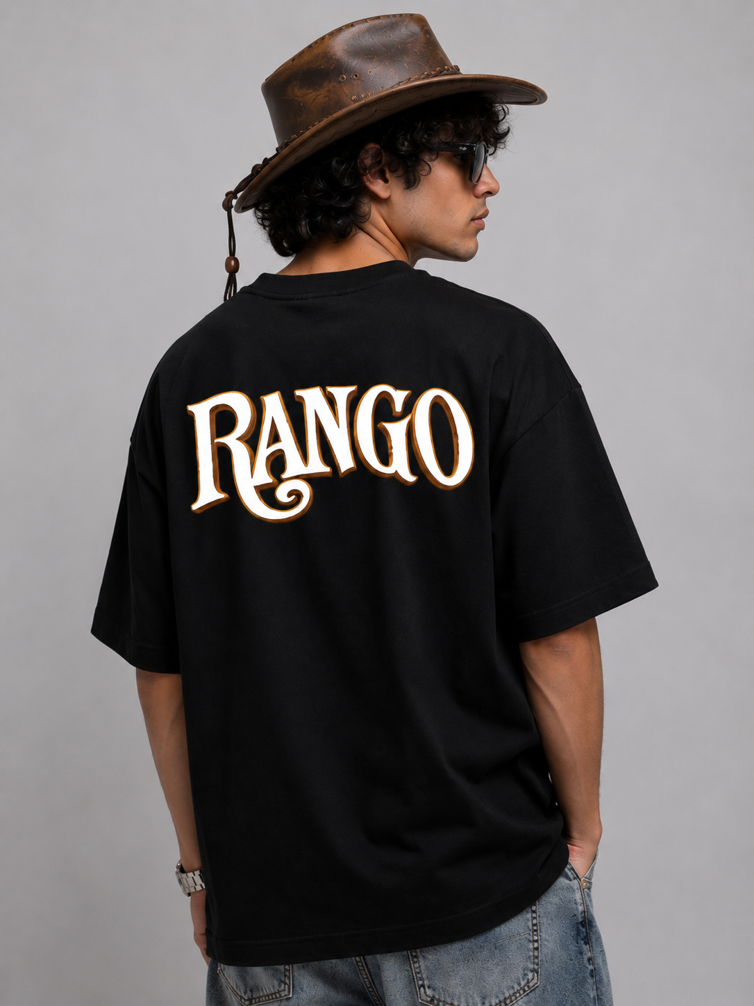 Rango Premium Oversized T-Shirt – Black