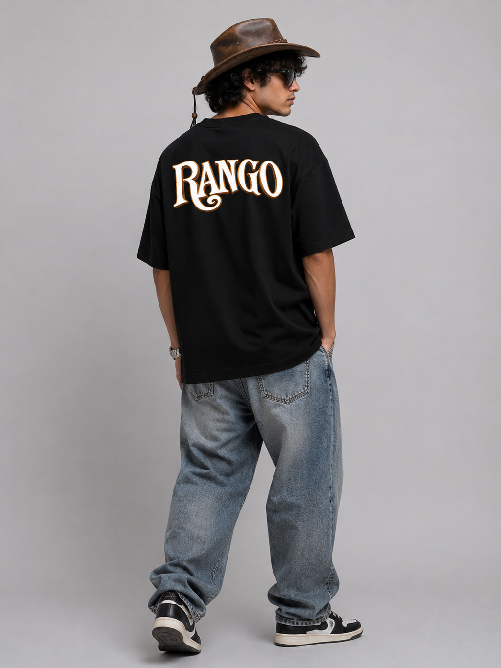 Rango Premium Oversized T-Shirt – Black