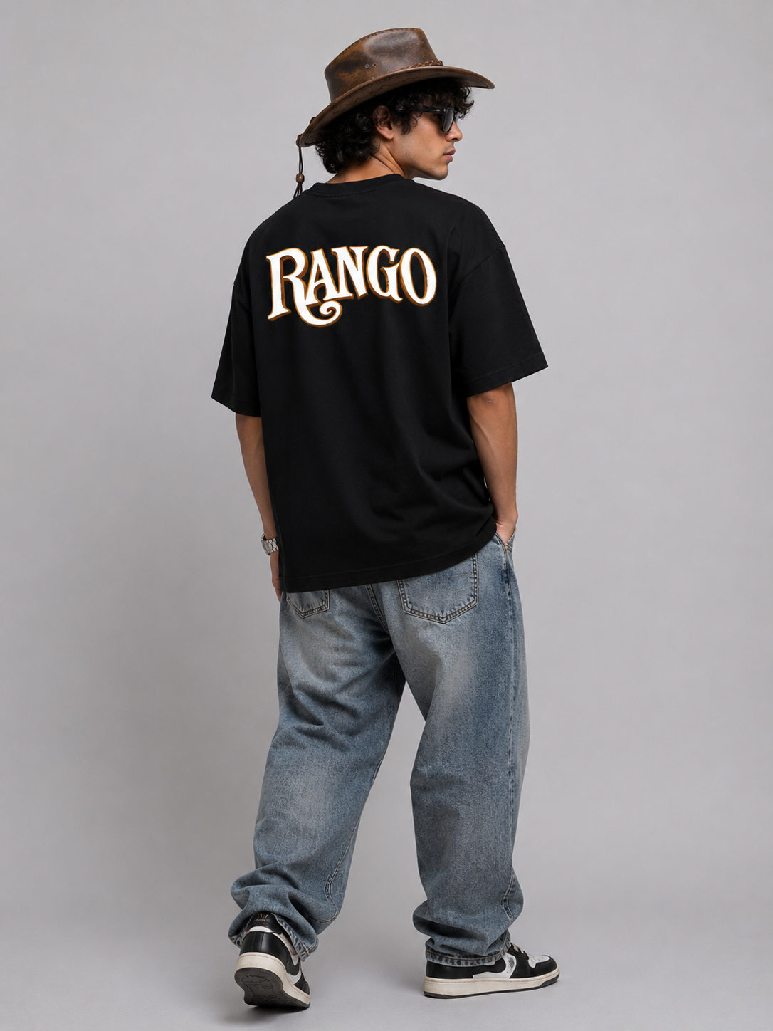 Rango Premium Oversized T-Shirt – Black