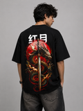 Dragon Samurai Oversized T-Shirt – Black