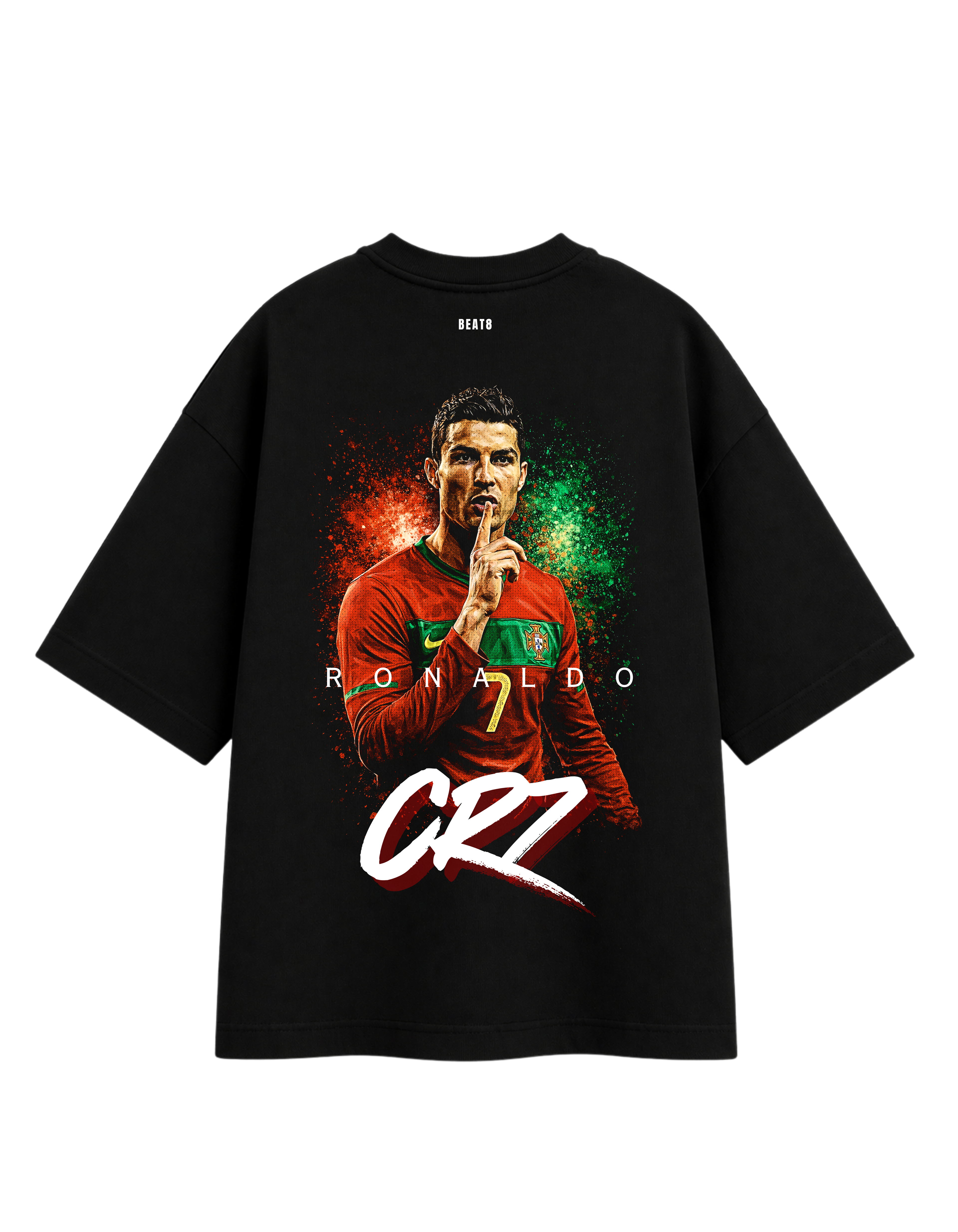 CR7 Ronaldo Oversized T-Shirt | Football Fan Edition