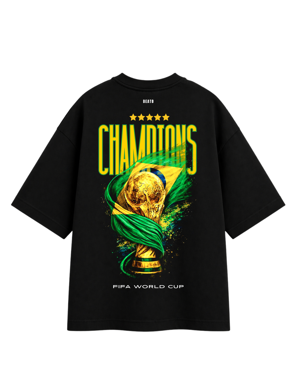 Brasil Champions Oversized T-Shirt | FIFA World Cup Edition