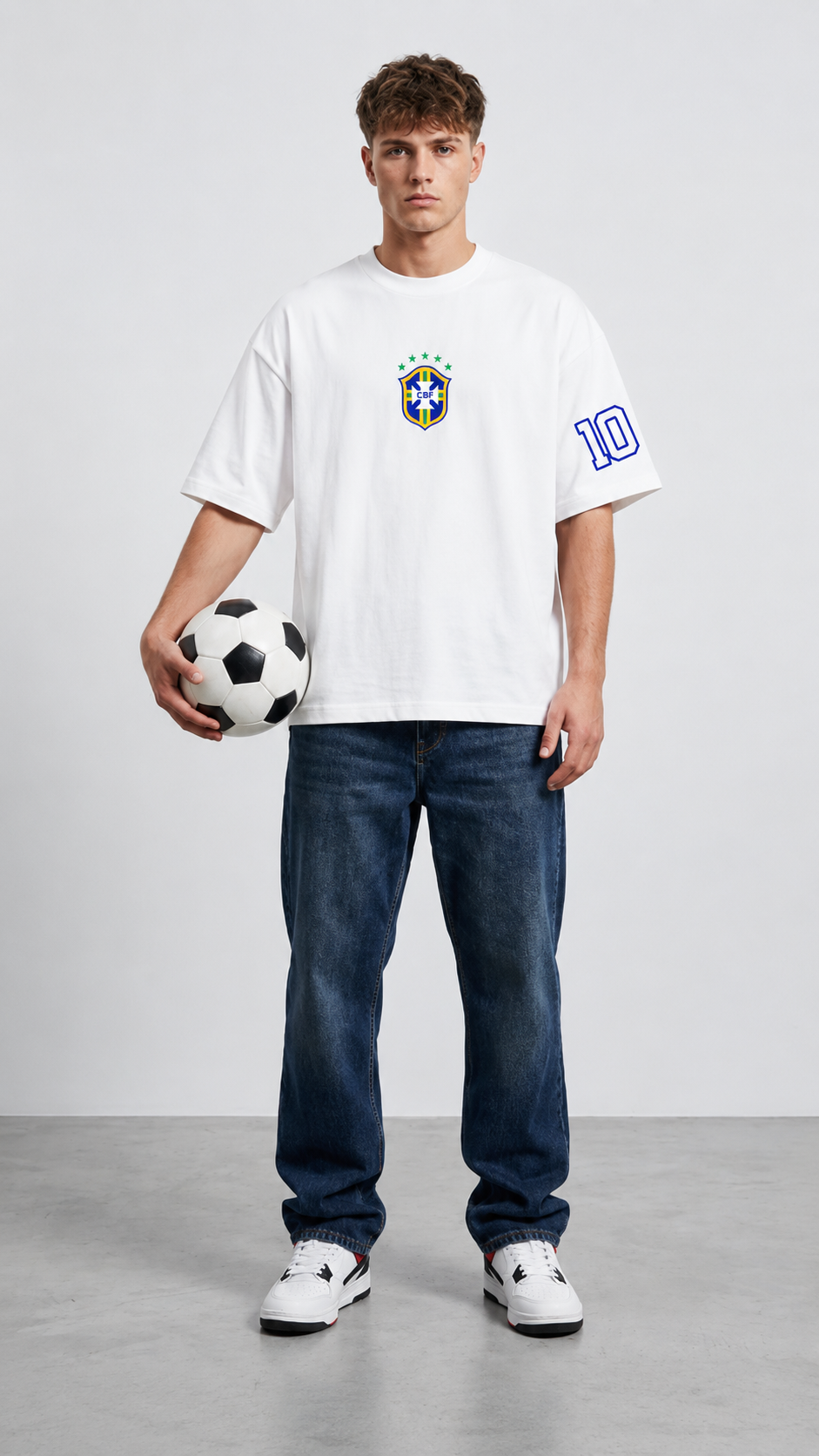 CBF  Brasil Oversized T-Shirt | Football Fan Edition