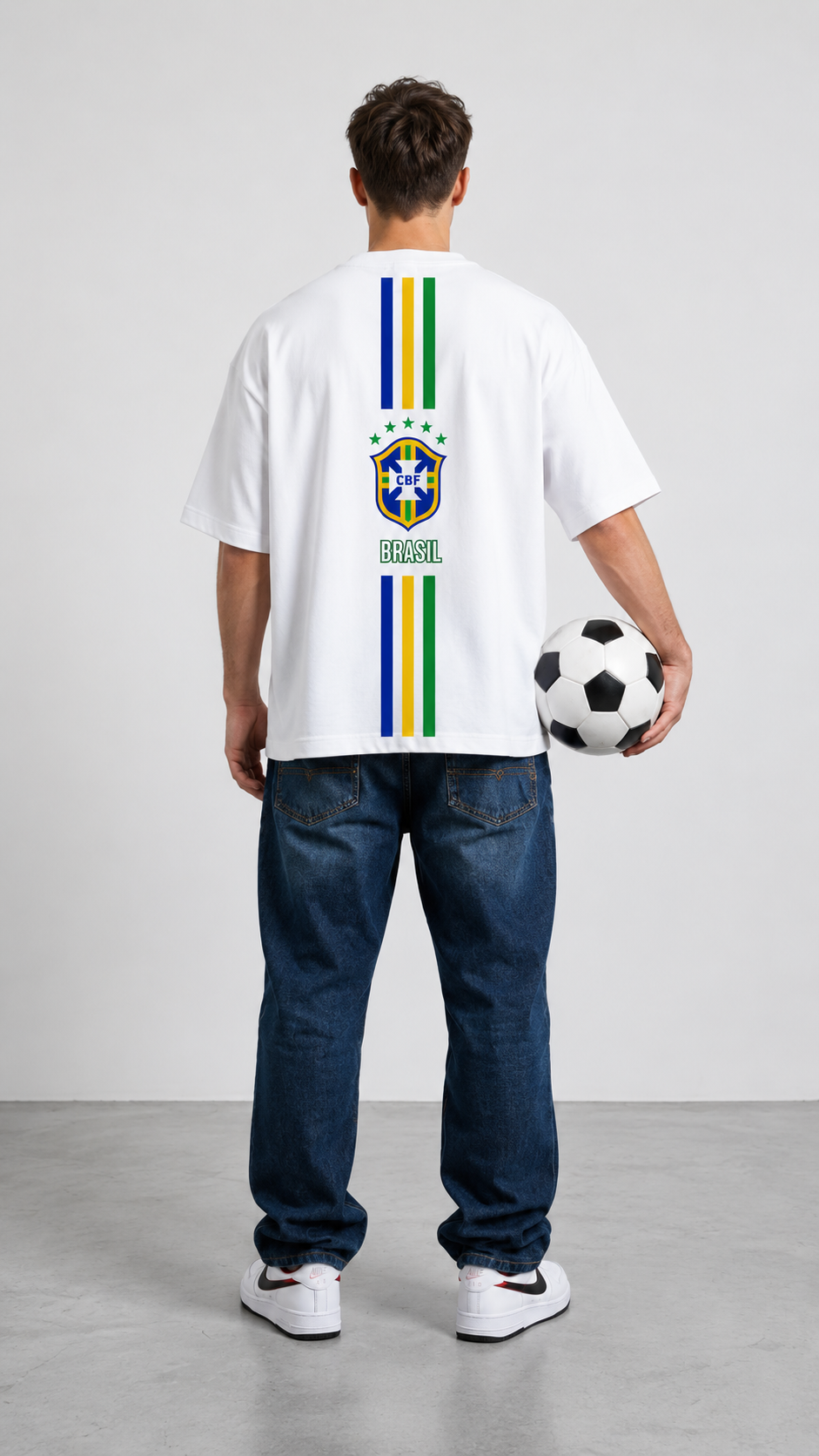 CBF  Brasil Oversized T-Shirt | Football Fan Edition