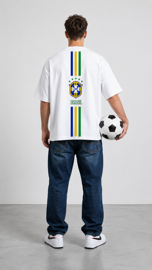 CBF  Brasil Oversized T-Shirt | Football Fan Edition