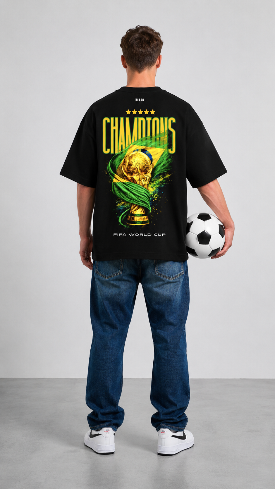 Brasil Champions Oversized T-Shirt | FIFA World Cup Edition