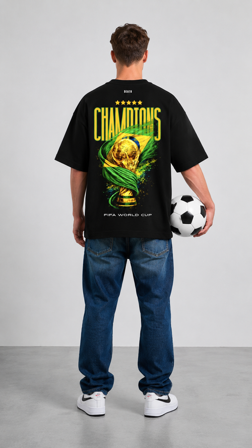 Brasil Champions Oversized T-Shirt | FIFA World Cup Edition