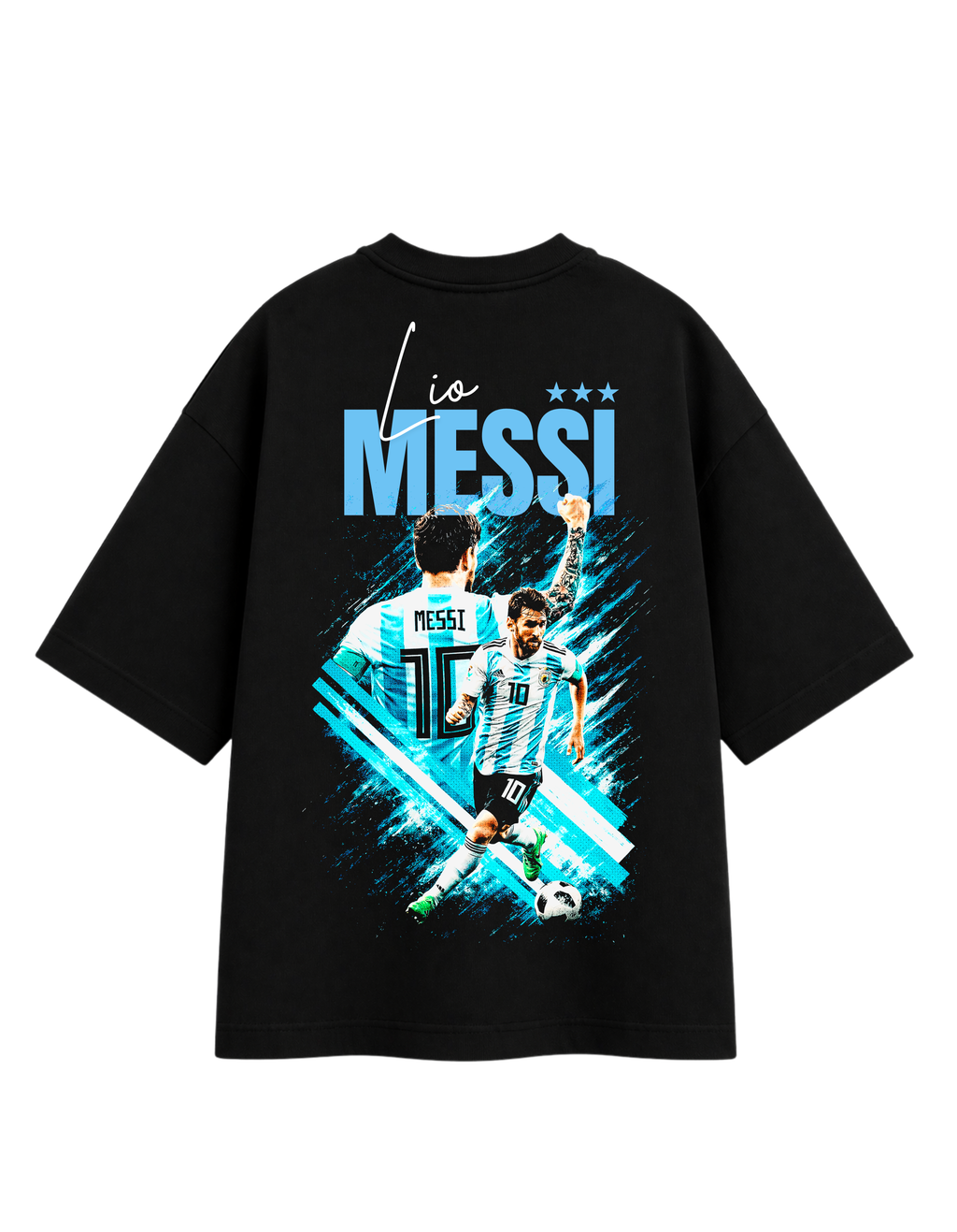 Lio Messi Oversized T-Shirt | FIFA World Cup Fan Edition