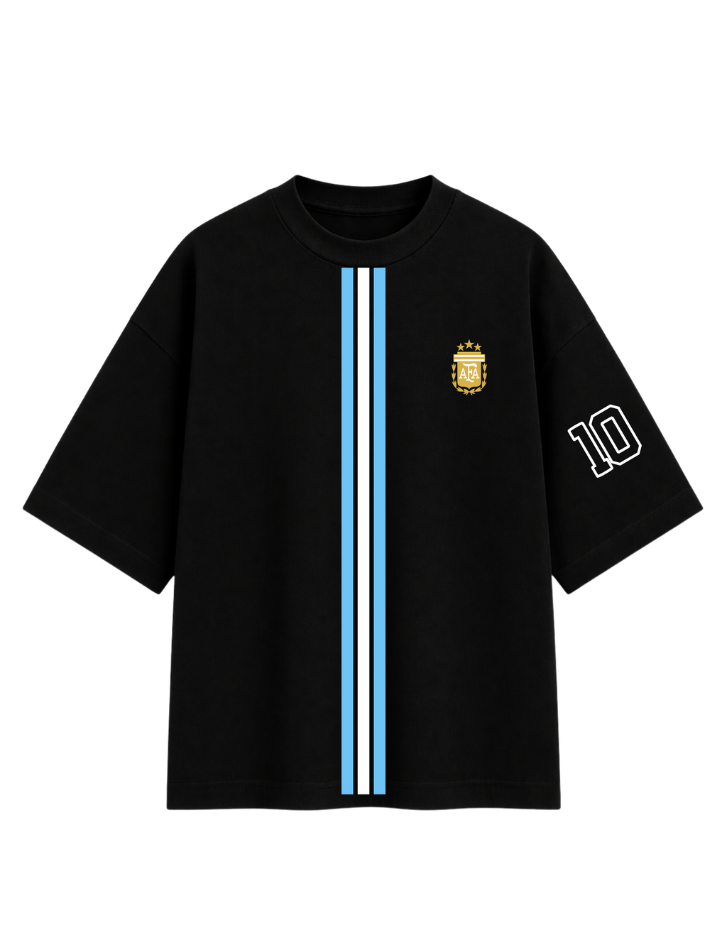Champion Lio Messi  Oversized T-Shirt | FIFA World Cup Trophy Edition