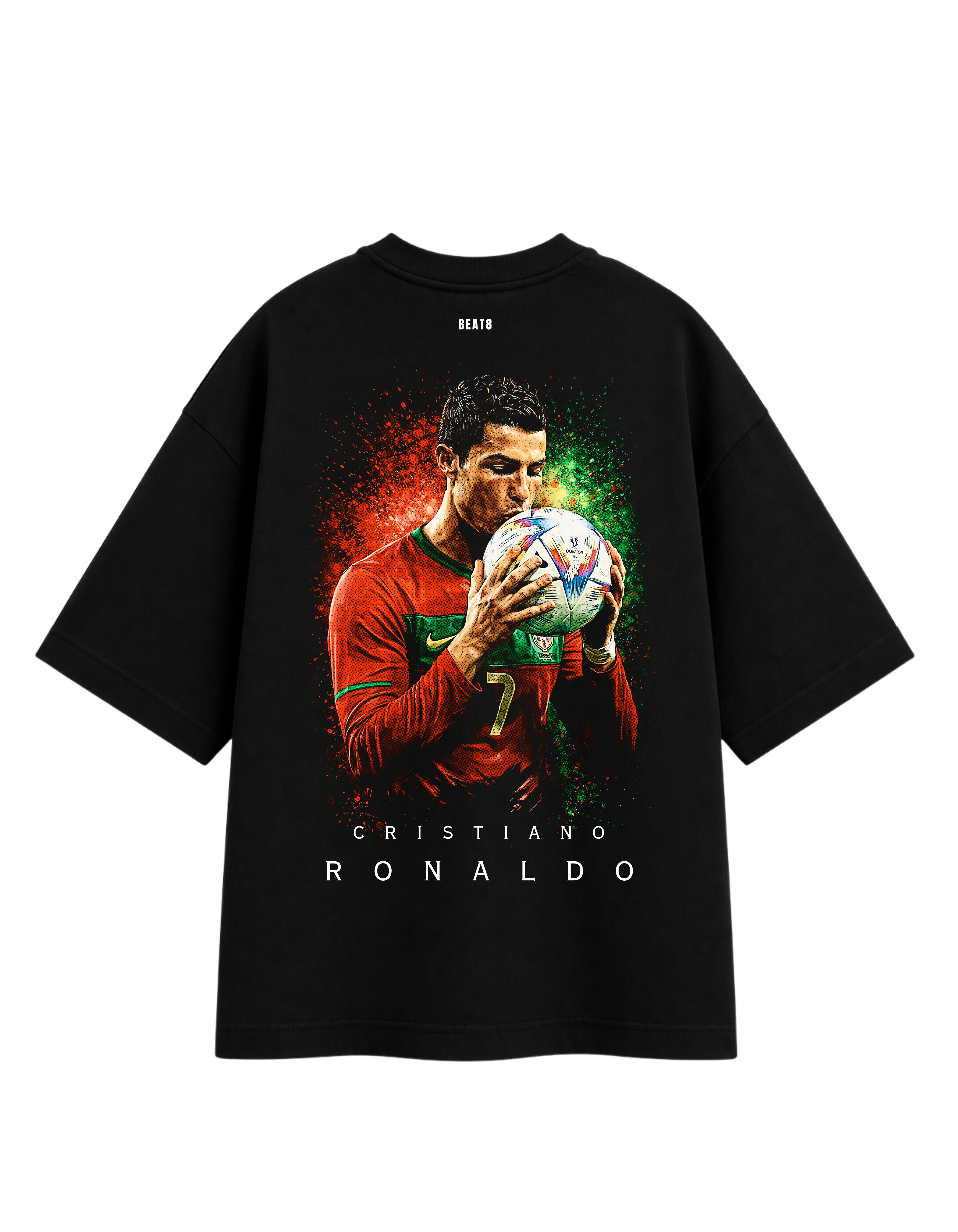 Cristiano Ronaldo Edition Oversized T-Shirt | Football Fan Graphic Tee